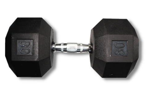 VTX Troy 8-Sided Rubber Encased Dumbbells