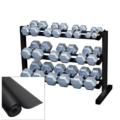 Body-Solid Best Fitness 3 tier horizontal dumbbell rack BFDR10