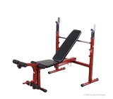 Best Fitness Olympic Bench w. Leg Developer BFOB10R