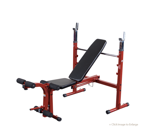 Best Fitness Olympic Bench w. Leg Developer BFOB10R