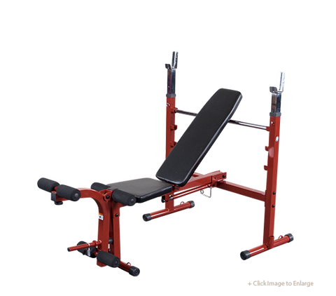 Best Fitness Olympic Bench w. Leg Developer BFOB10R