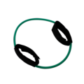 Ankle Cuff Resistance Tube Green Light BSTART2