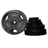 Powertec Olympic Plate 255 lbs. set