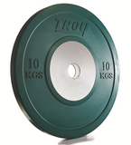 TROY Premium Grade Barbell Competition Bumper Plates - Colored