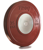 TROY Premium Grade Barbell Competition Bumper Plates - Colored