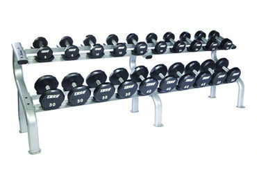 TROY Urethane Dumbbell Pack 2 Saddle Racks