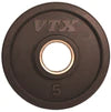 VTX Troy Olympic Rubber Encased "Wide Flange" 3 Hole Grip VTX Plate