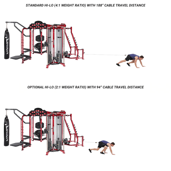 HI-LO CABLE 2:1 RATIO KIT OPTION