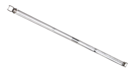 DUAL ATTACHMENT ALUMINUM LONG BAR WITH SQUARE D-RING